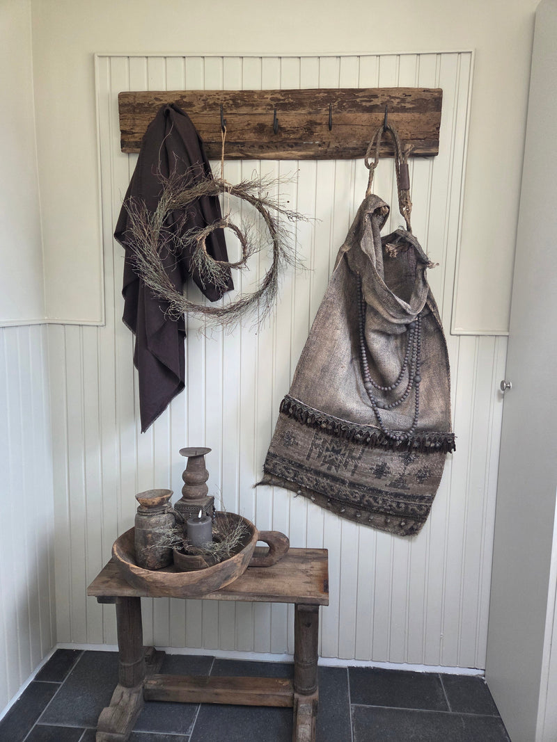 Jute wandtassen
