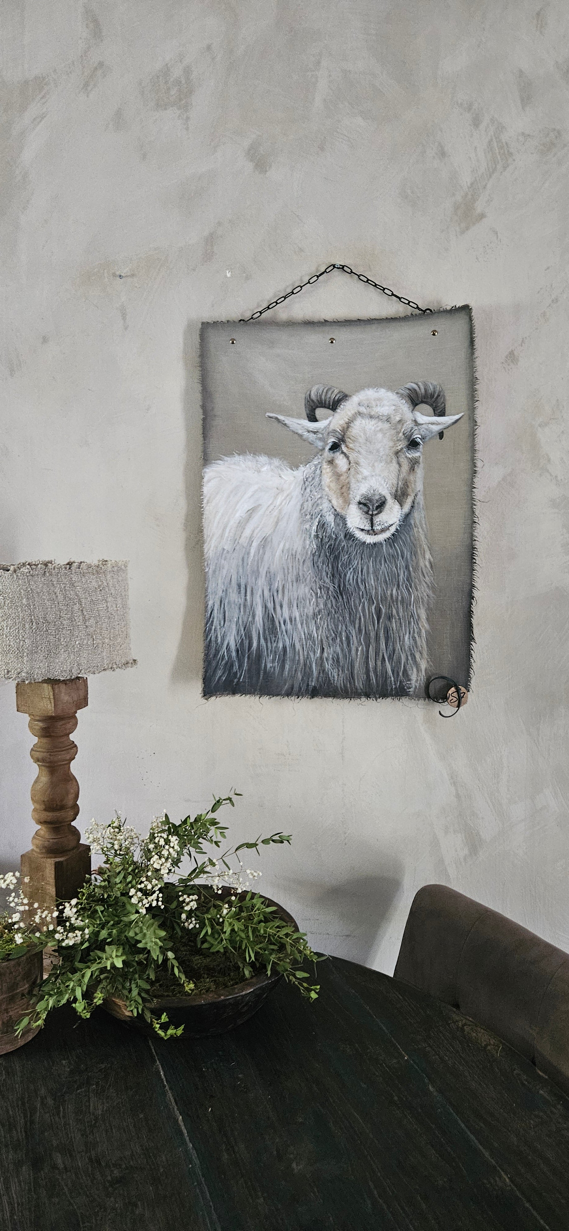 Wanddoek ram