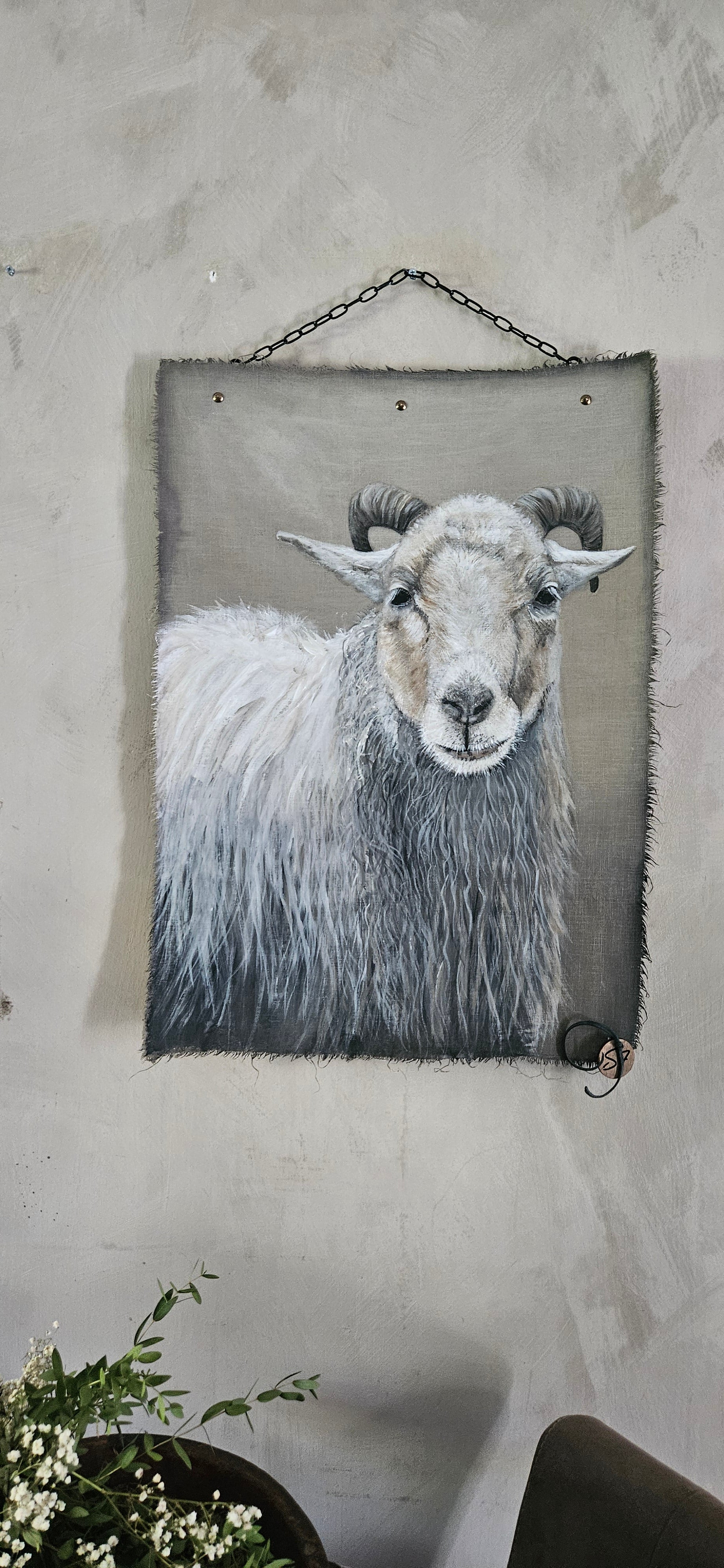Wanddoek ram