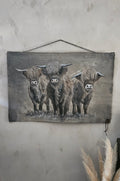 Wanddoek hooglanders 05