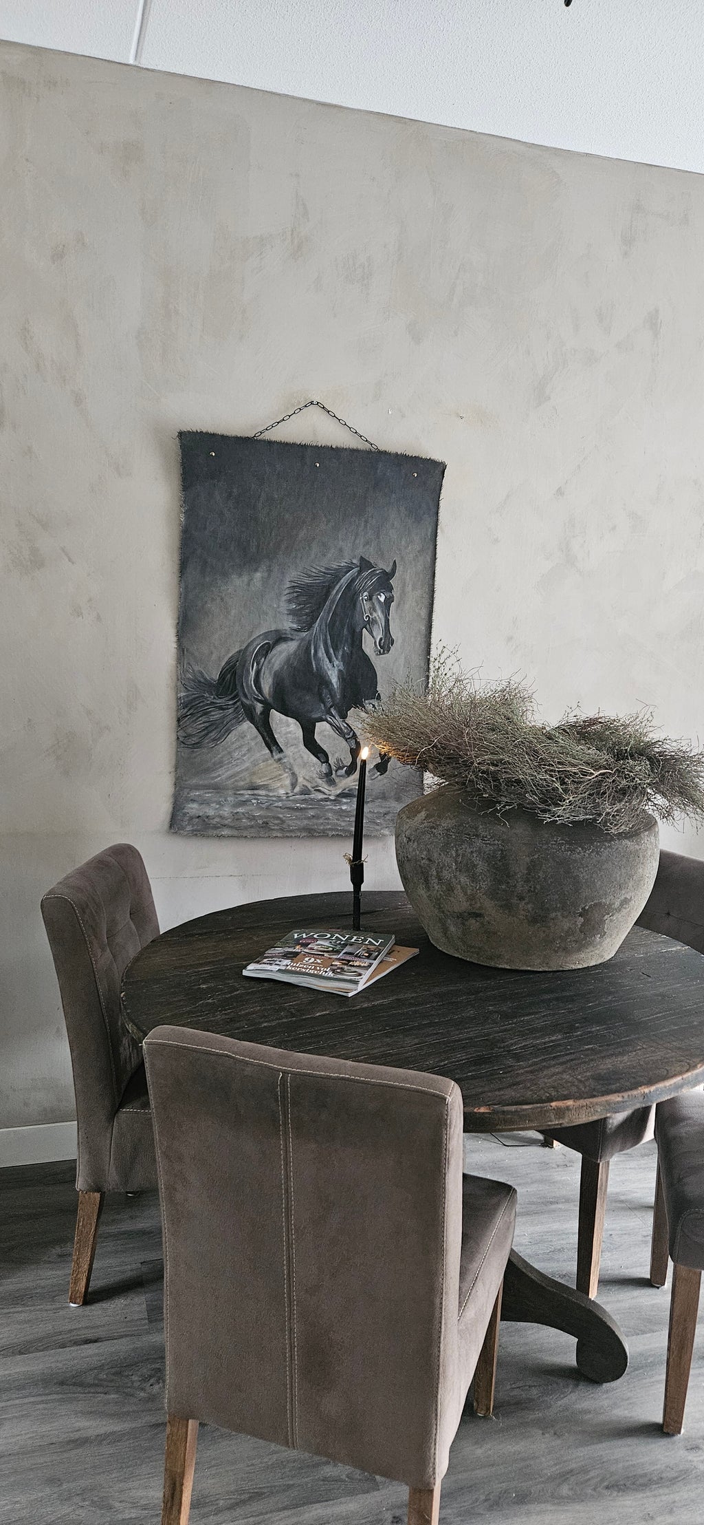 Wanddoek paarden 02