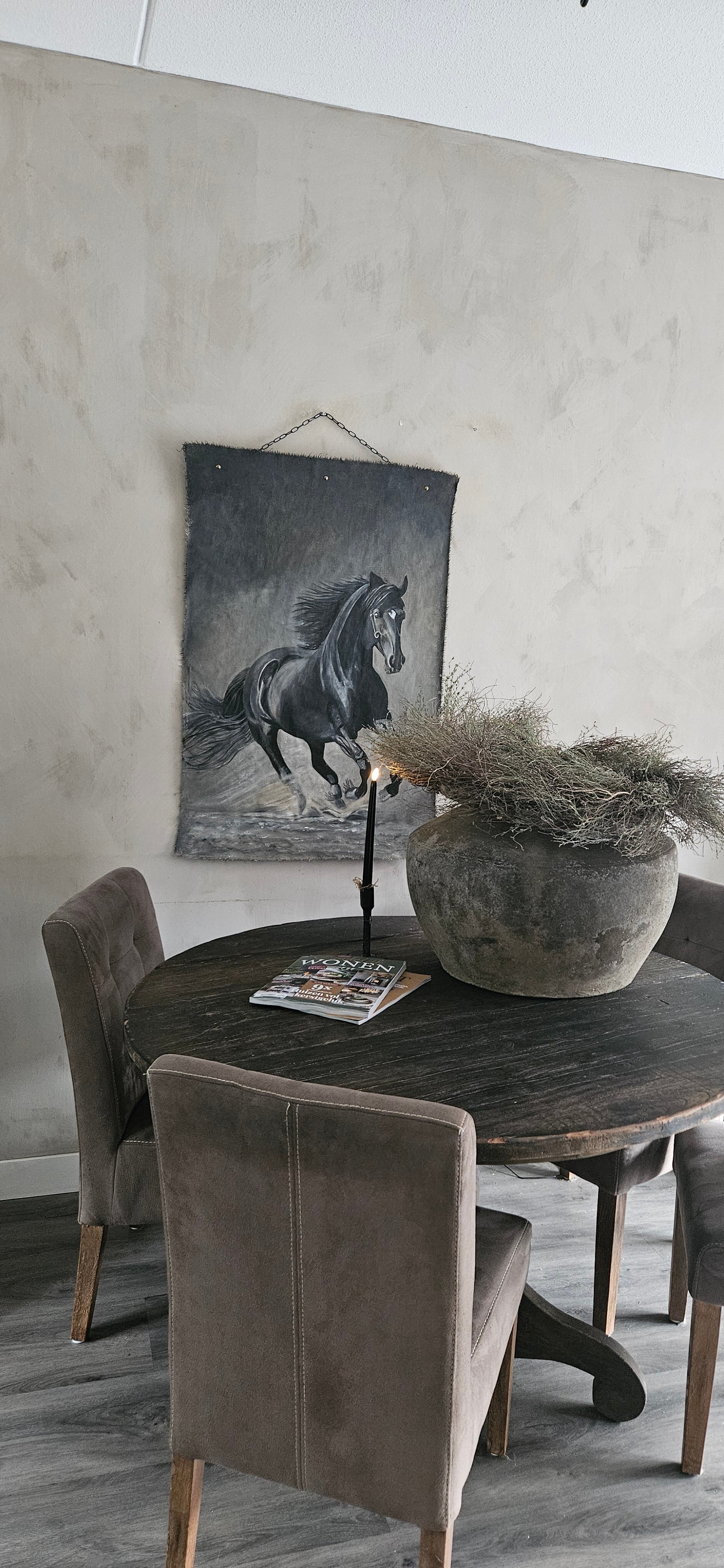 Wanddoek paarden 02