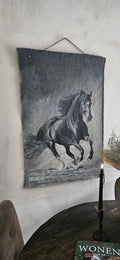 Wanddoek paarden 02