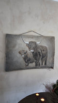 Wanddoek hooglanders 07