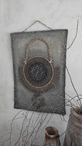 Wanddoek met 3d ornament 01