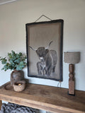 Wanddoek hooglanders 11