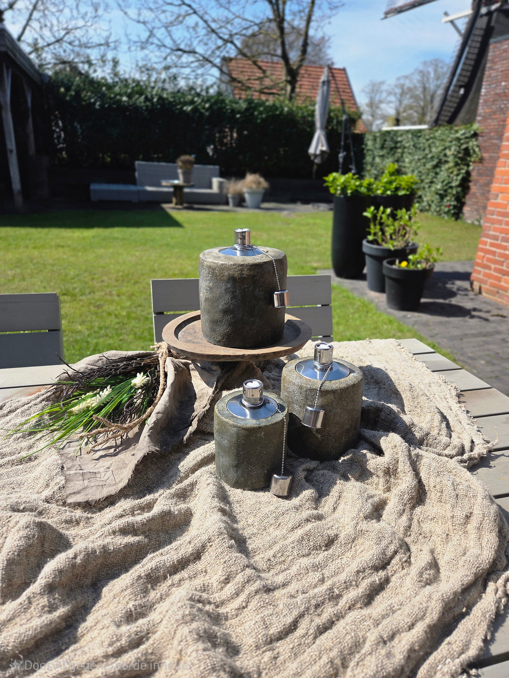 Oliebrander cilinder groot