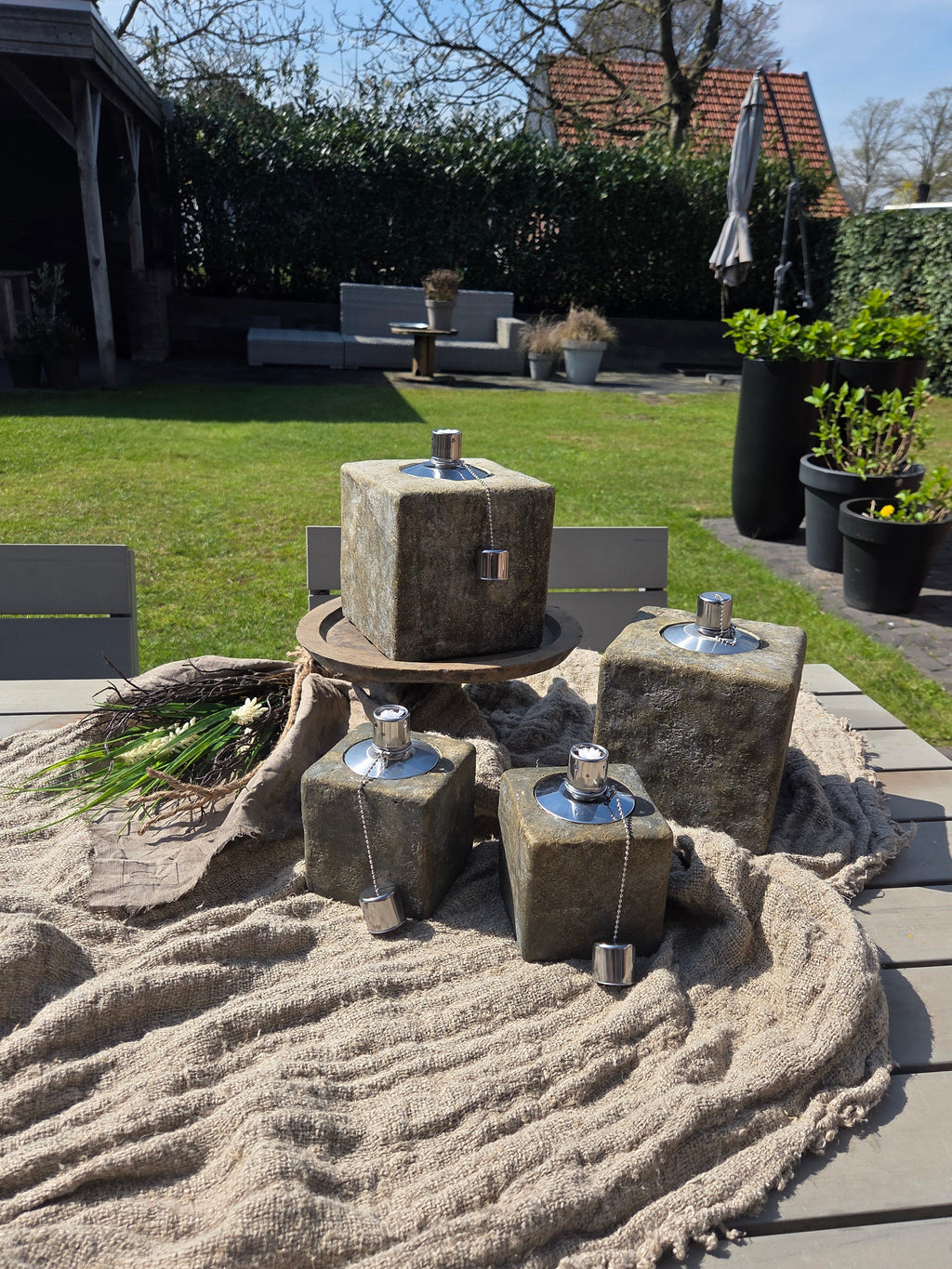 Oliebrander vierkant groot