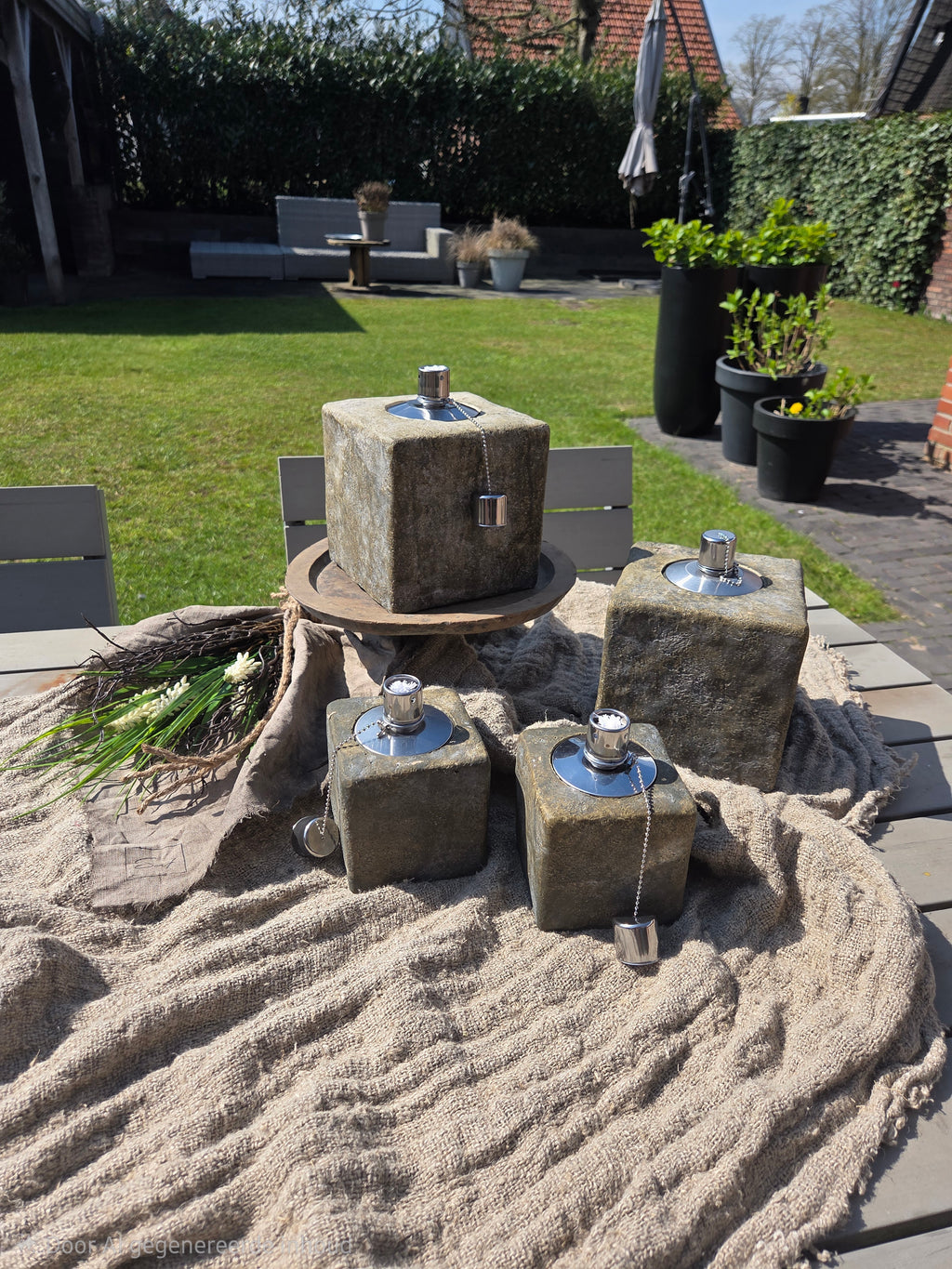 Oliebrander vierkant groot
