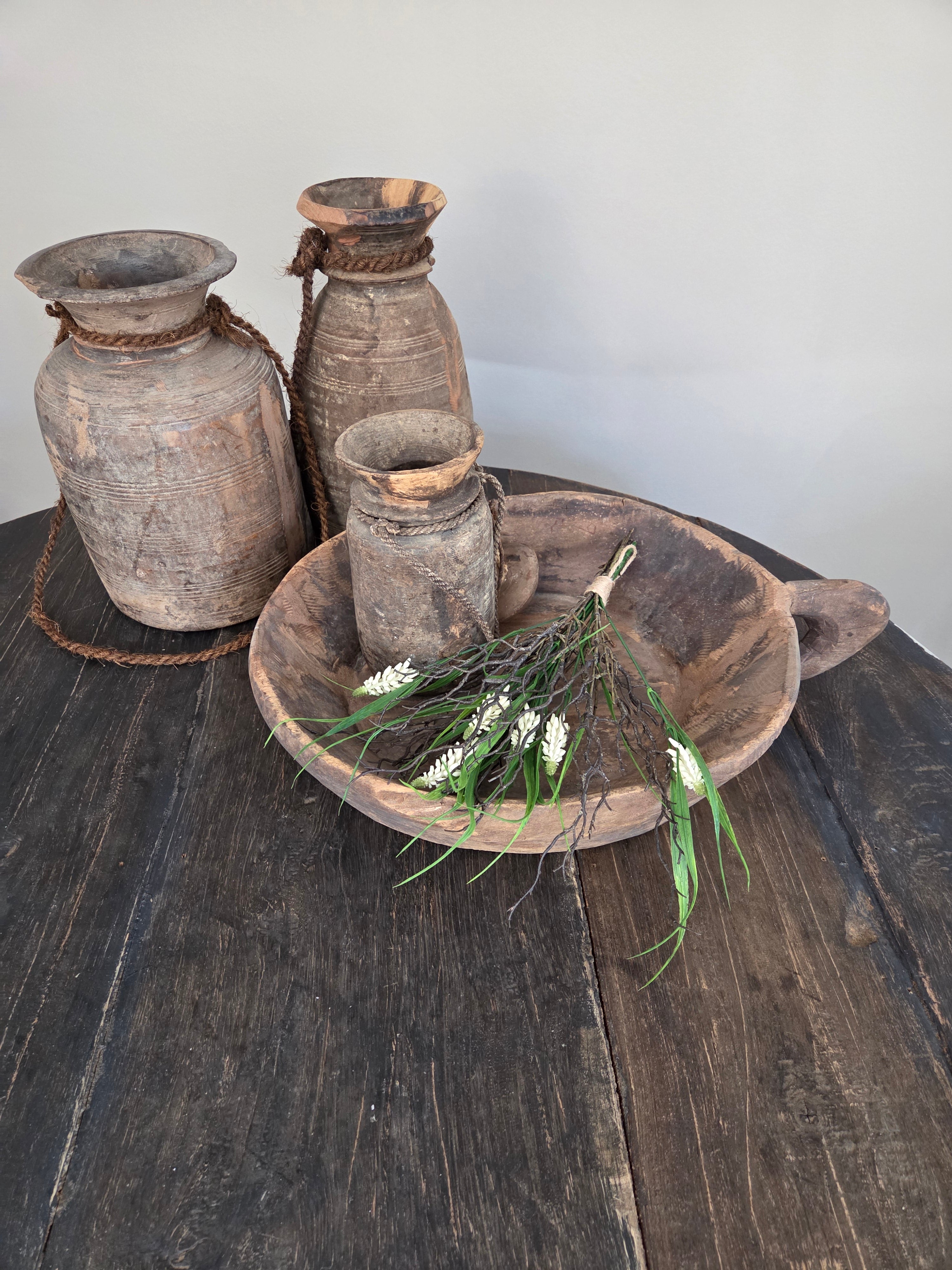 Bosje kunst muscari wit