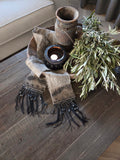 Shabby lint met kelim