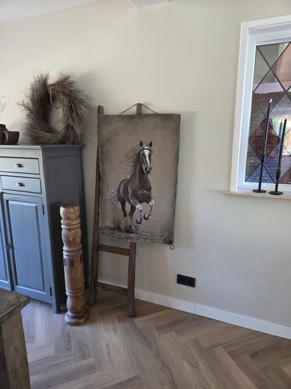 Wanddoek paard 03