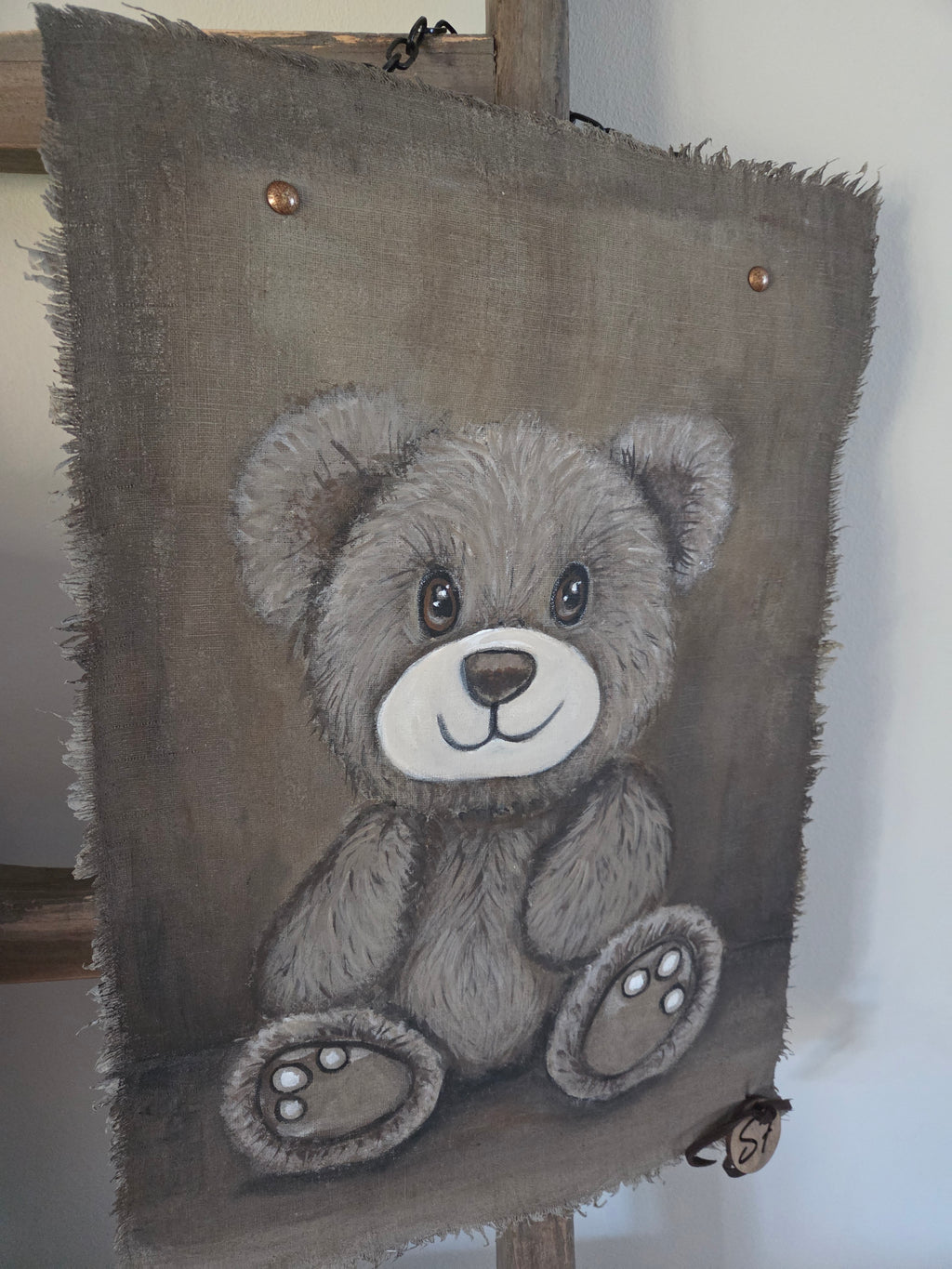 Wanddoek beer zonder strik 02