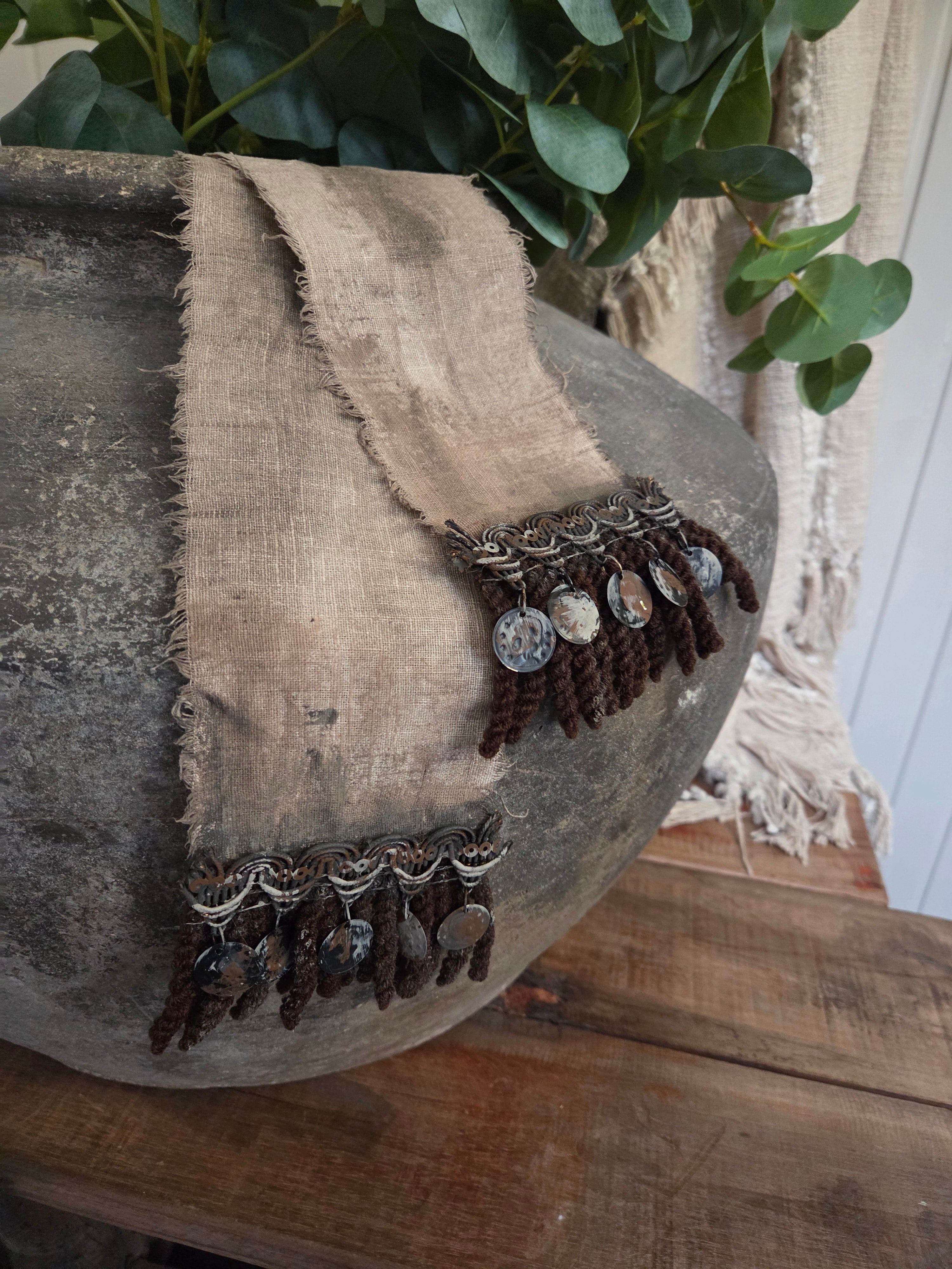 Shabby lint smal met muntjes 03