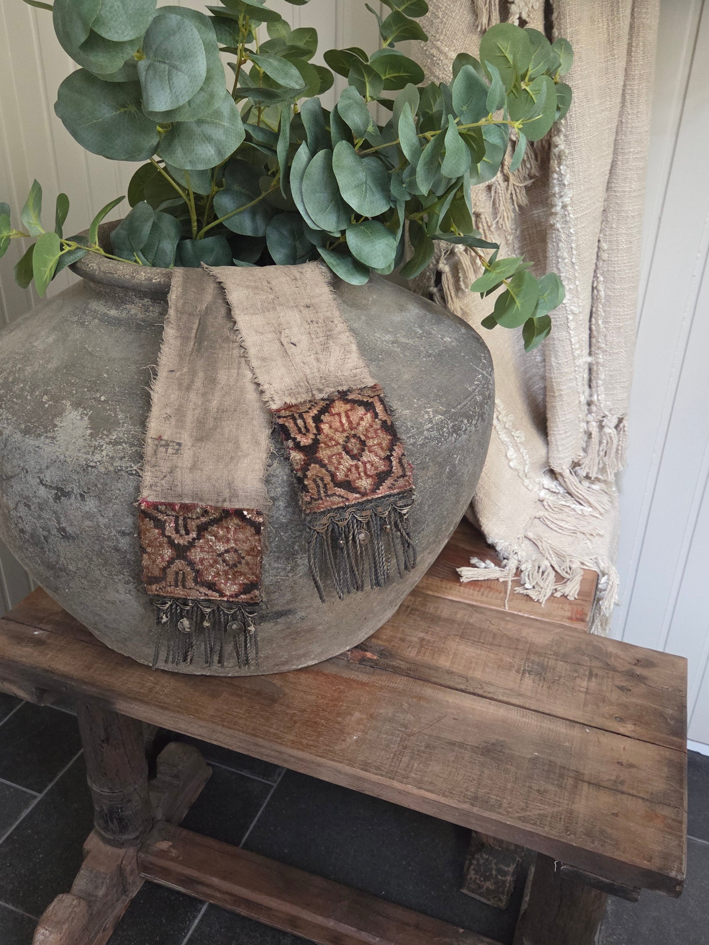 Shabby lint smal met kelim 02