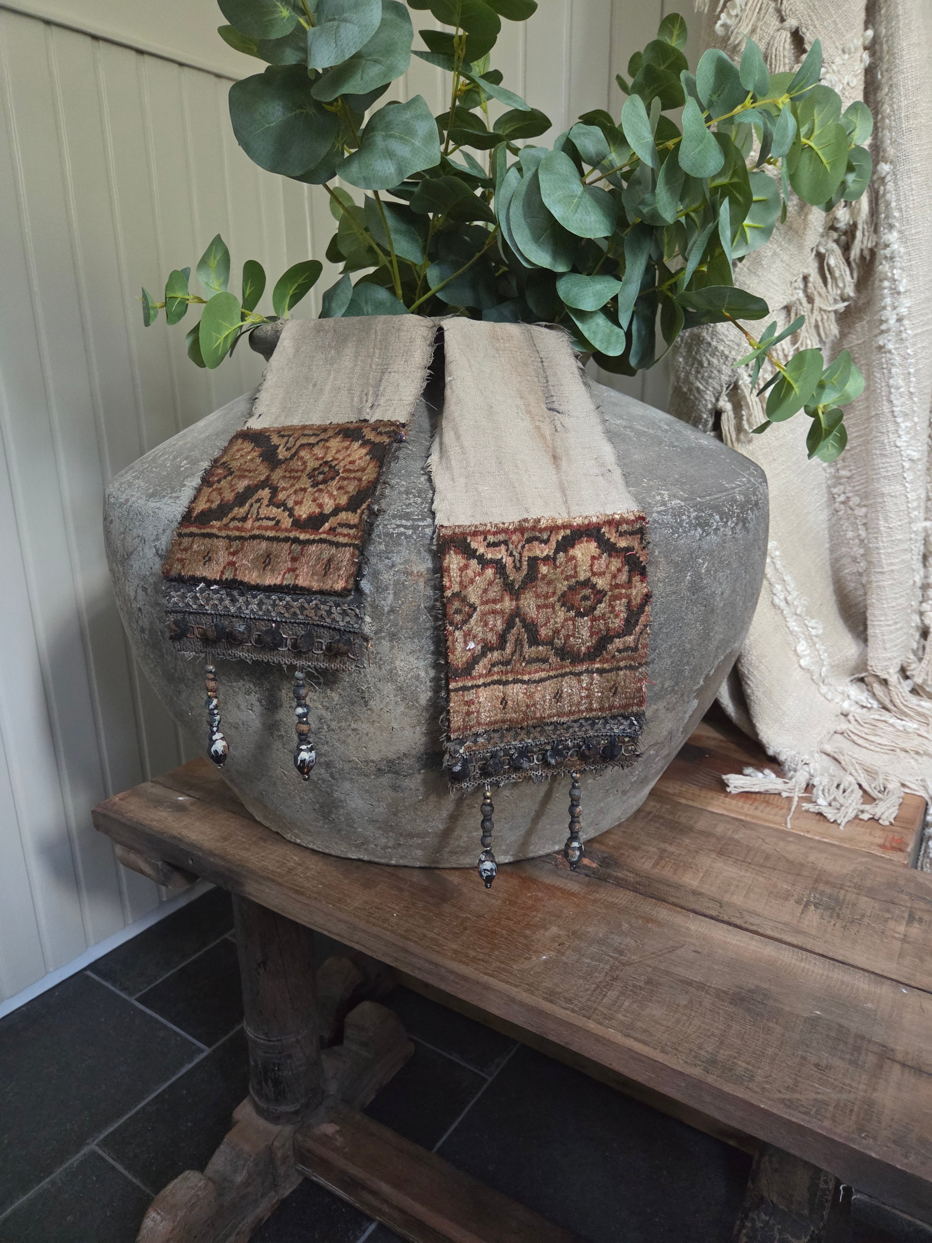 Shabby lint breed met kelim 10