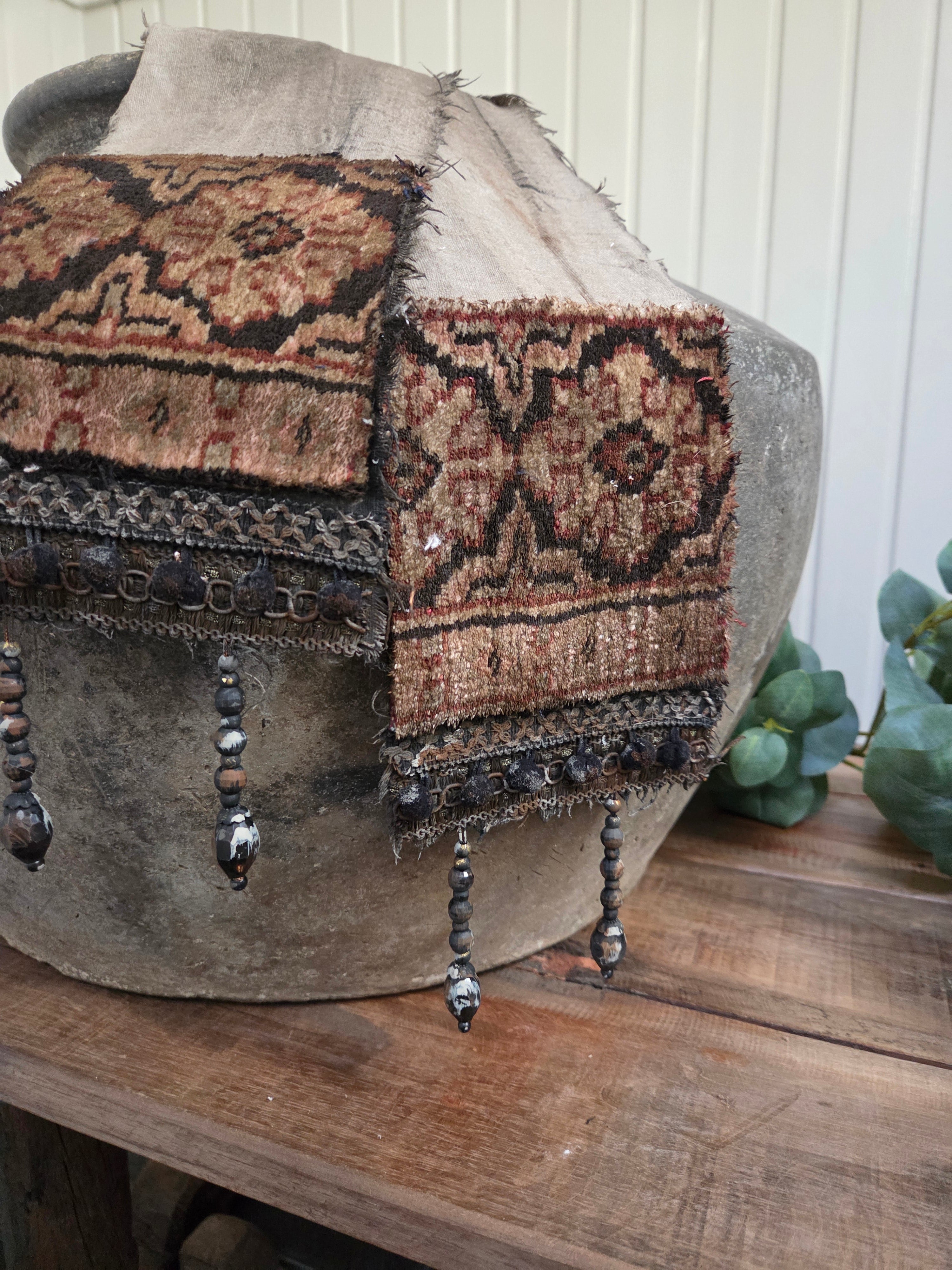 Shabby lint breed met kelim 10