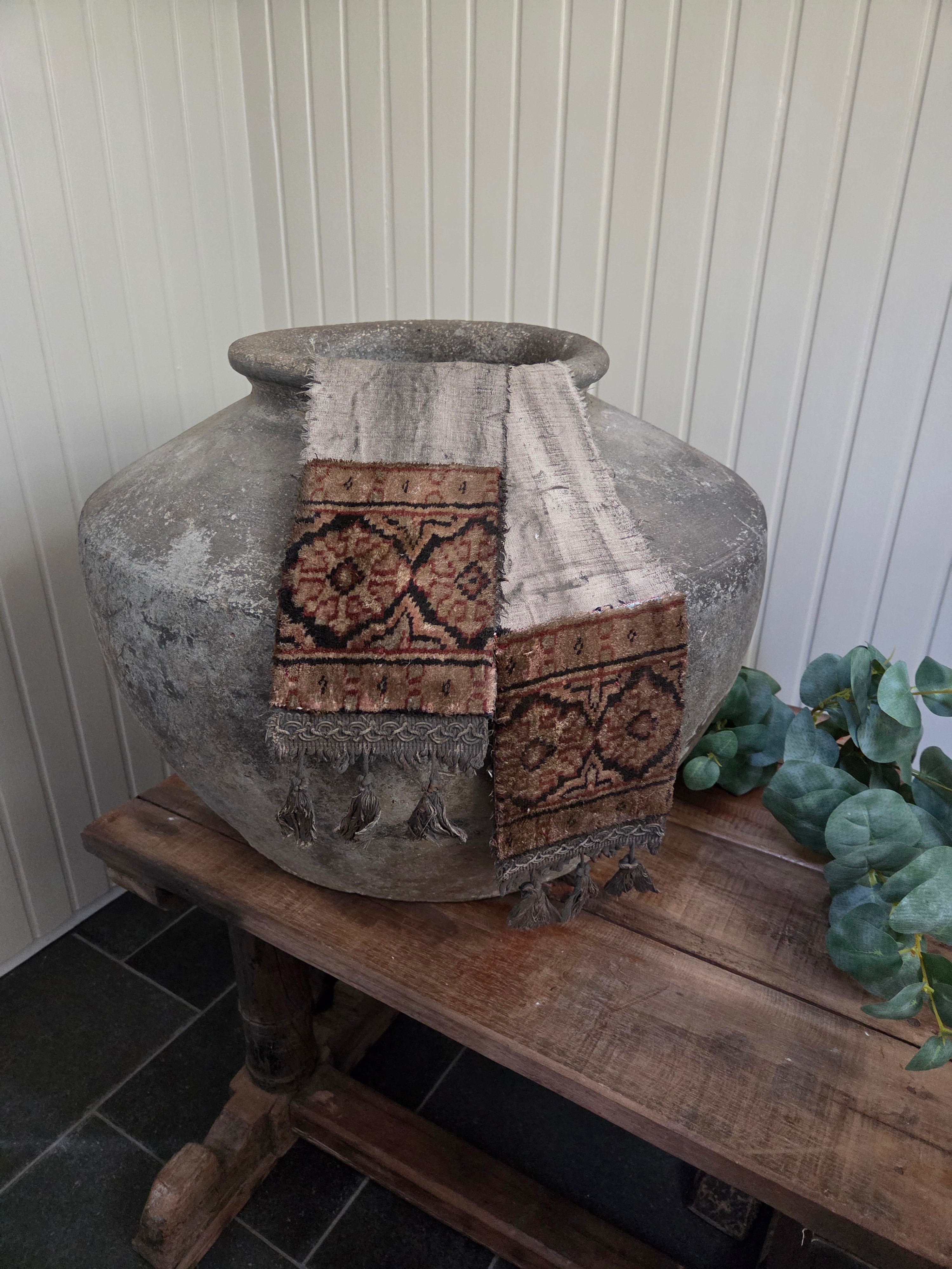 Shabby lint breed met kelim 09