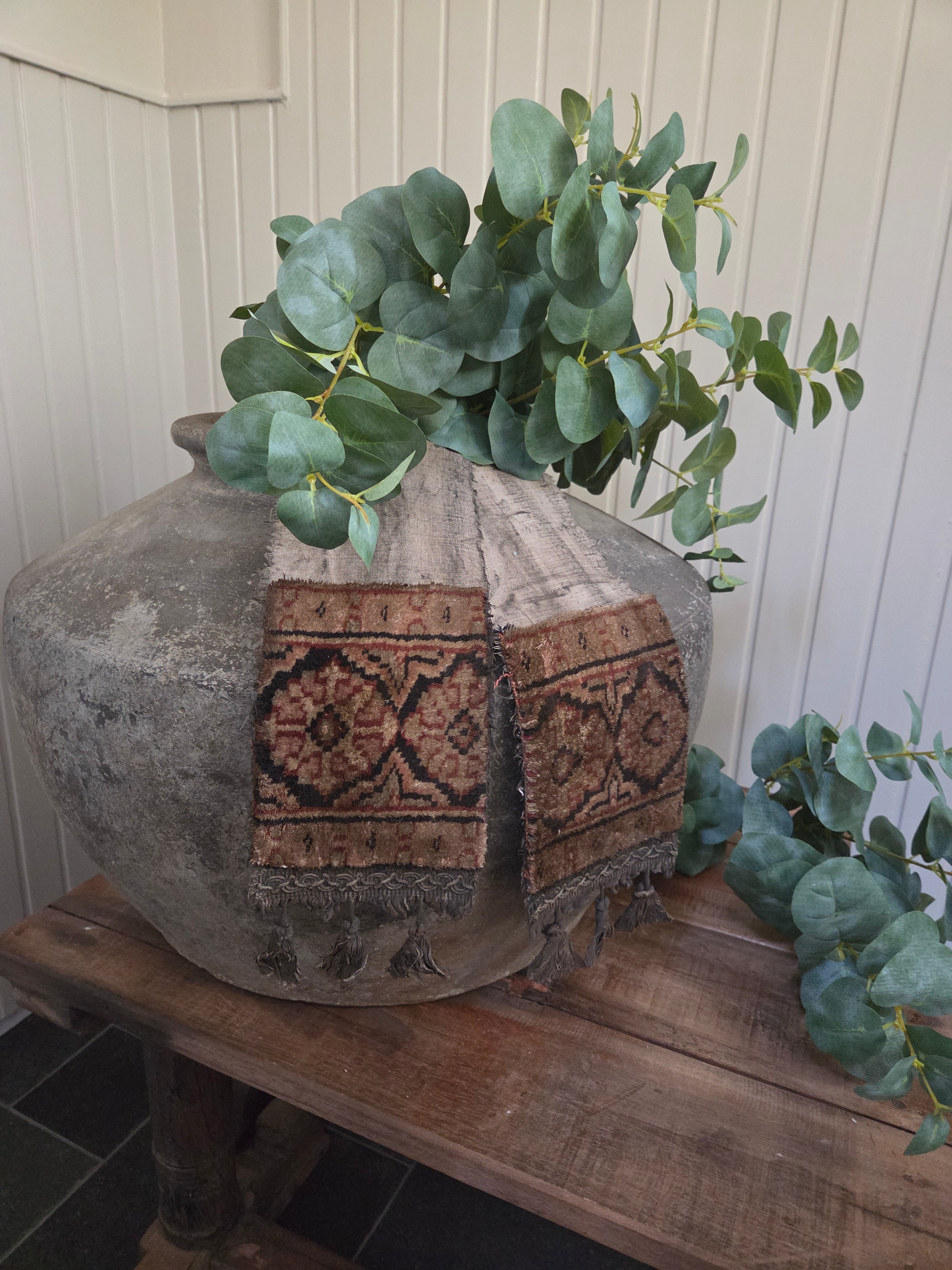 Shabby lint breed met kelim 09