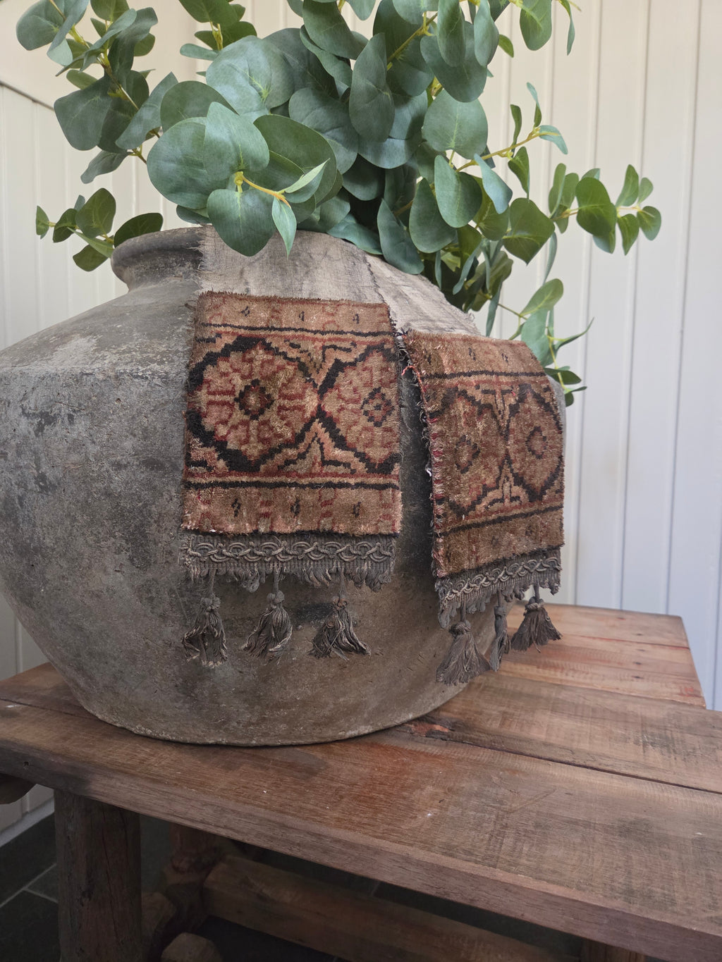 Shabby lint breed met kelim 09