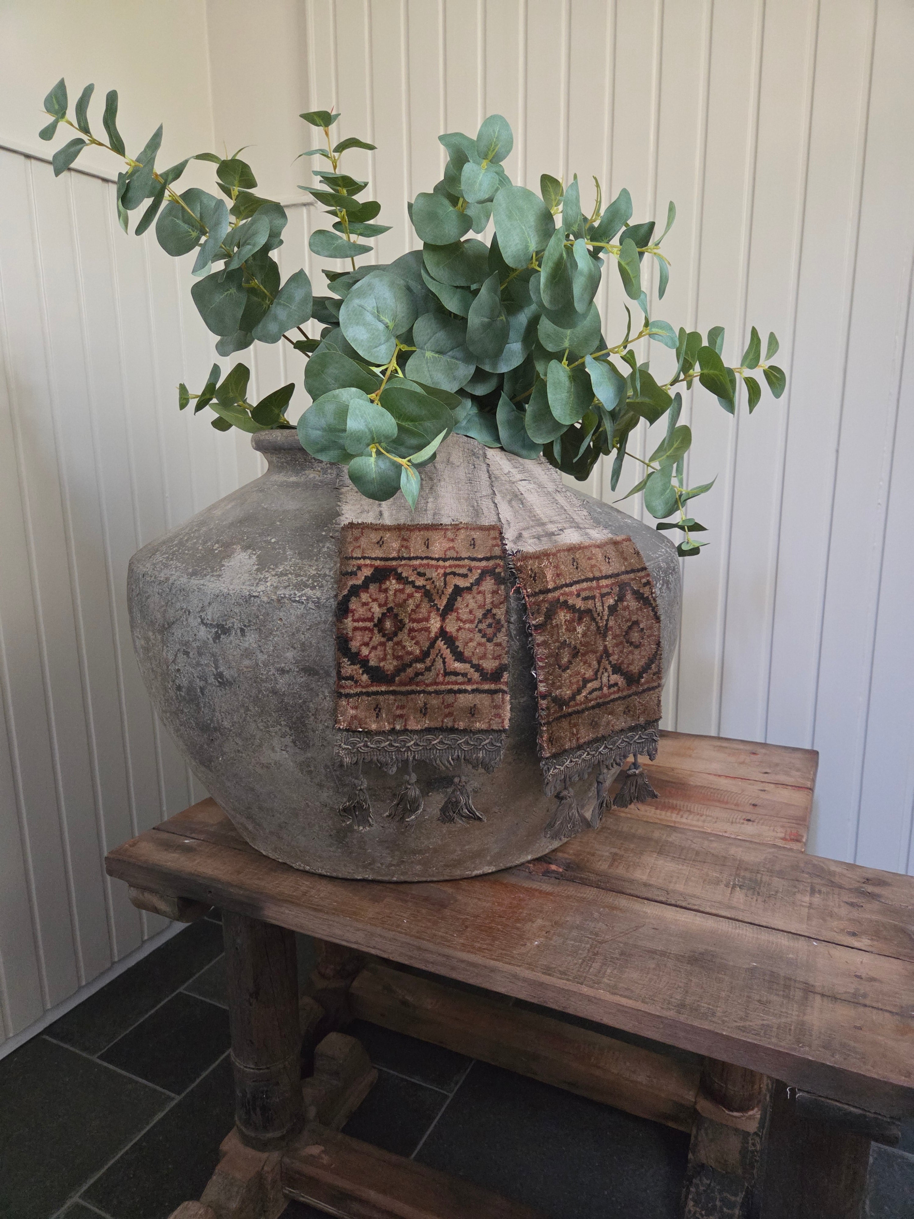 Shabby lint breed met kelim 09
