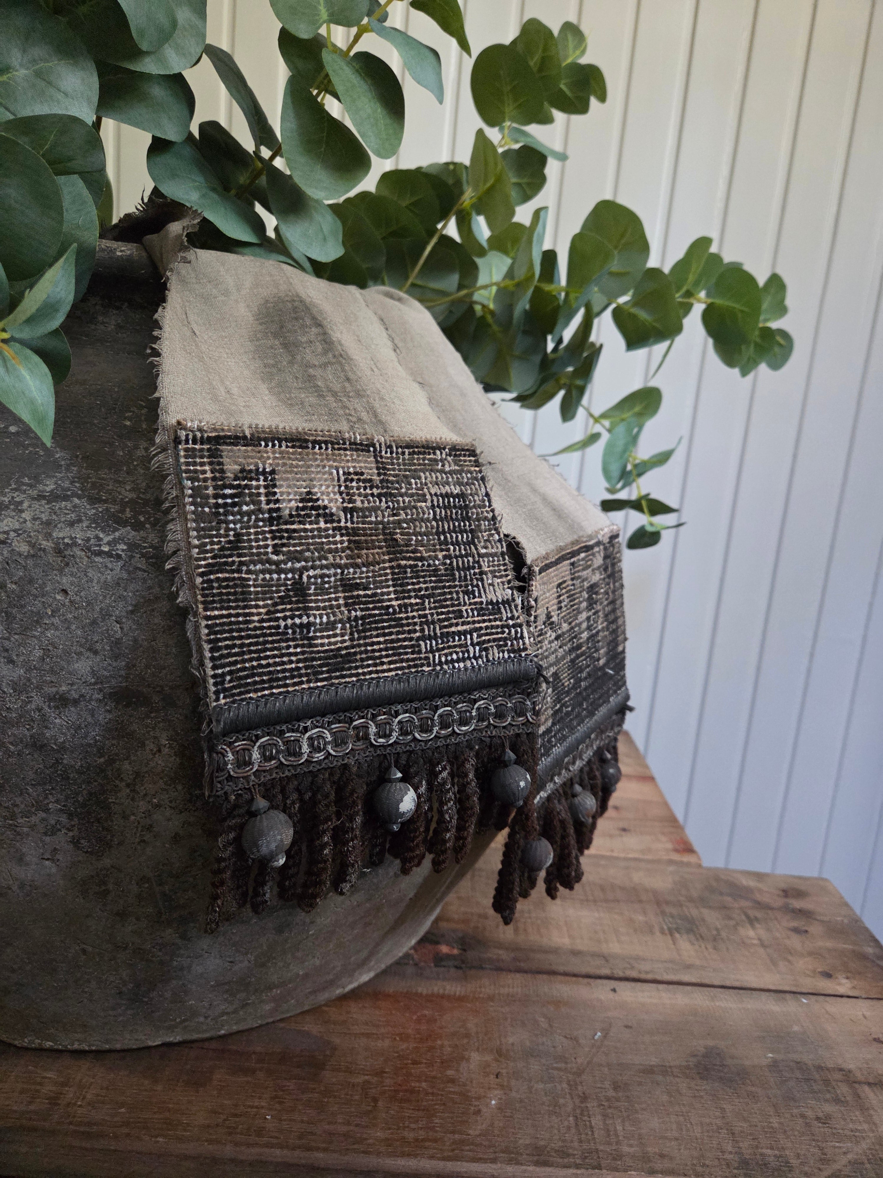 Shabby lint breed met kelim 08