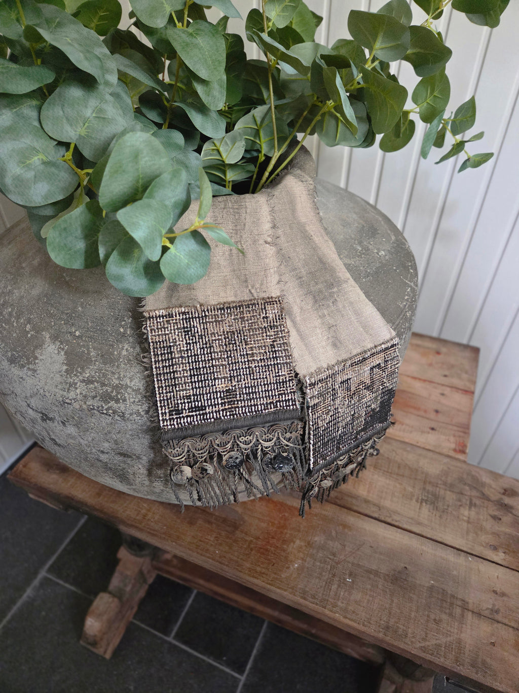 Shabby lint breed met kelim 07