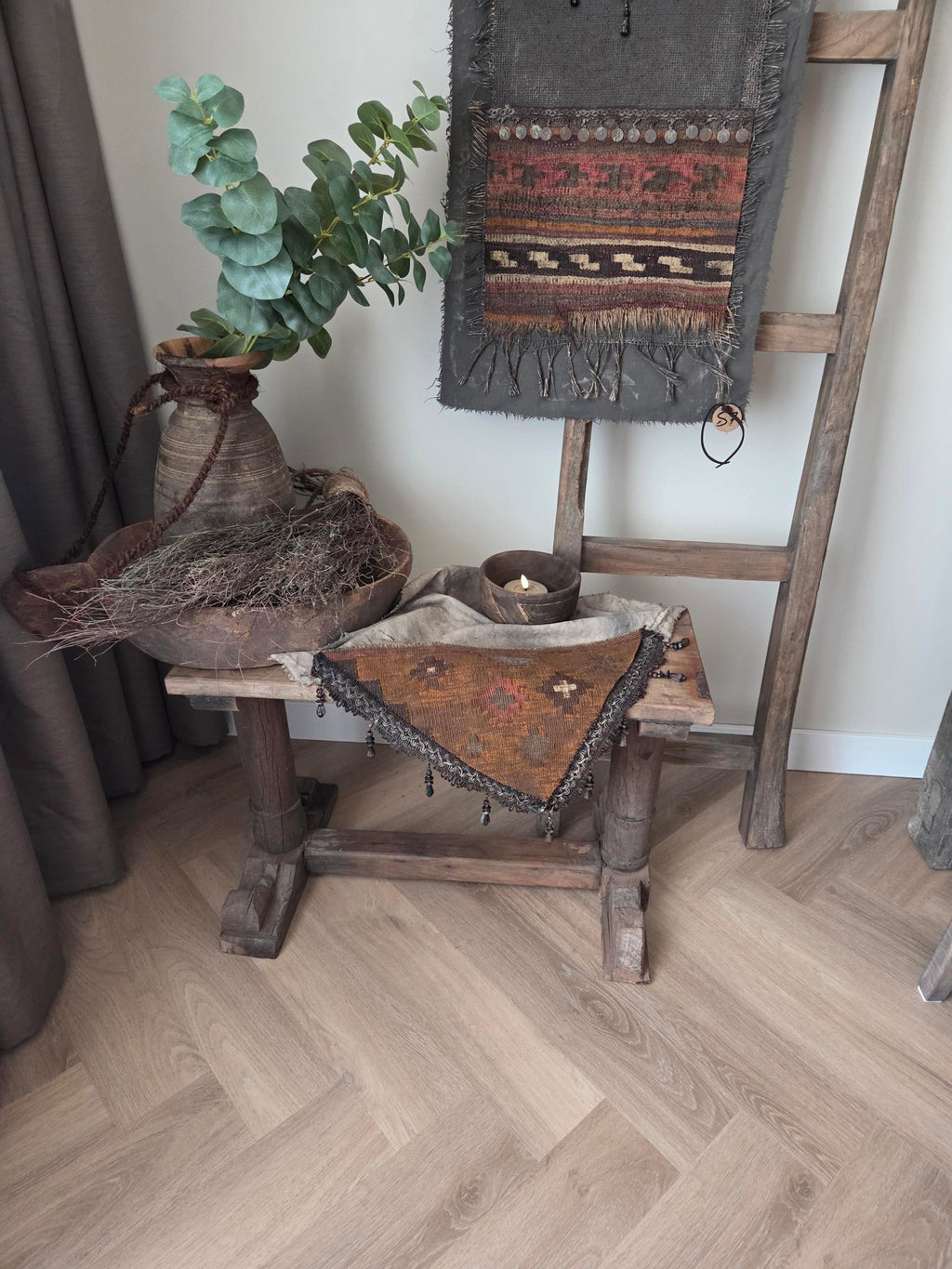Shabby doekje kelim 06