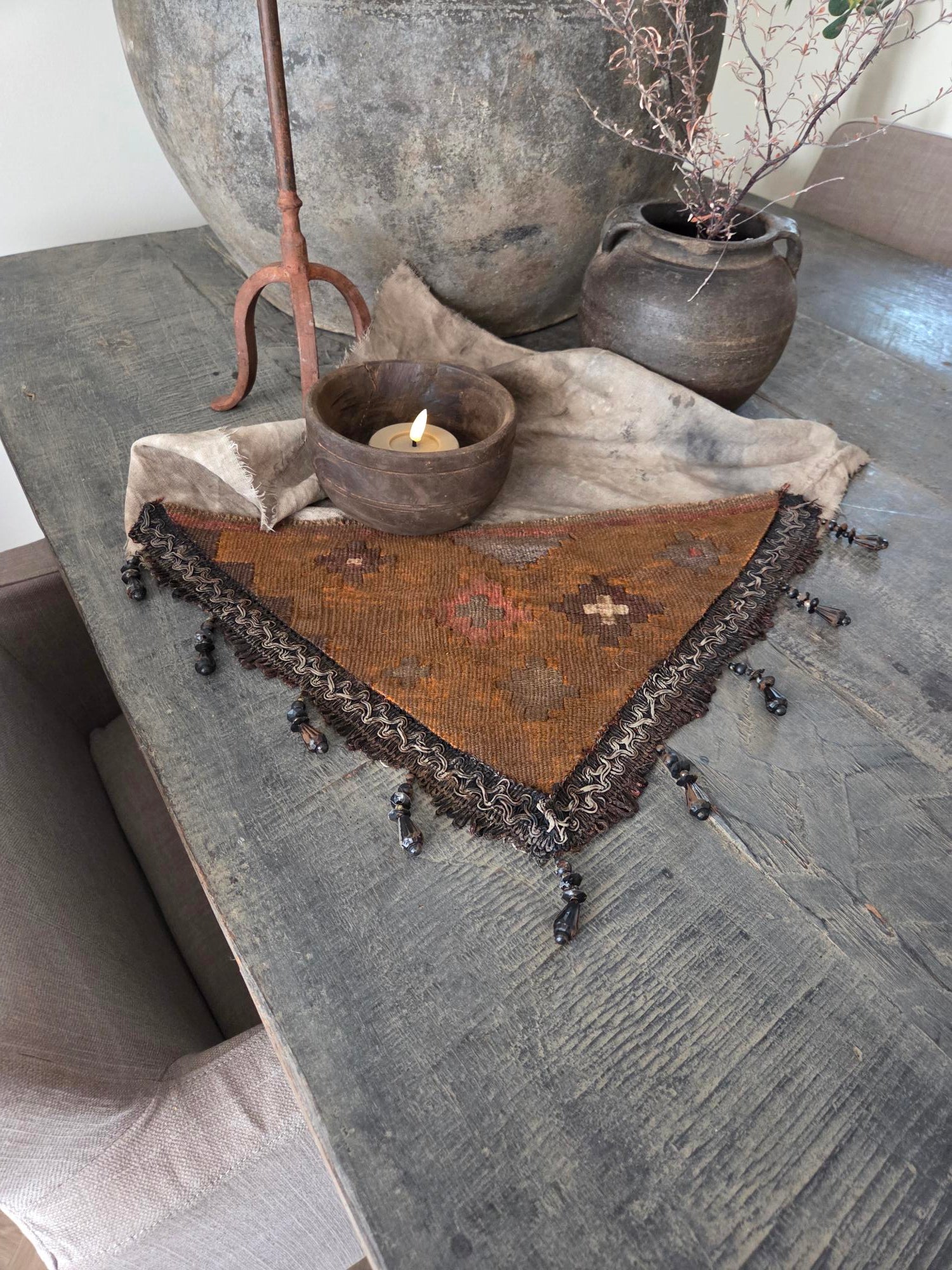 Shabby doekje kelim 06
