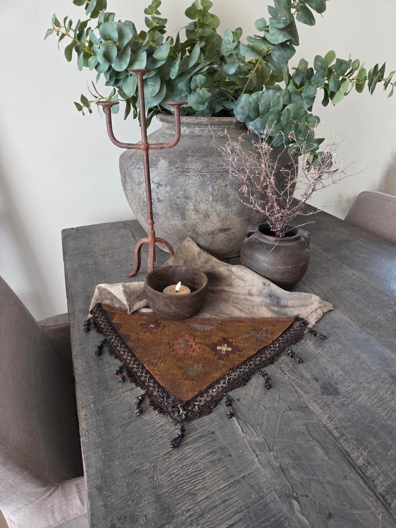Shabby doekje kelim 06