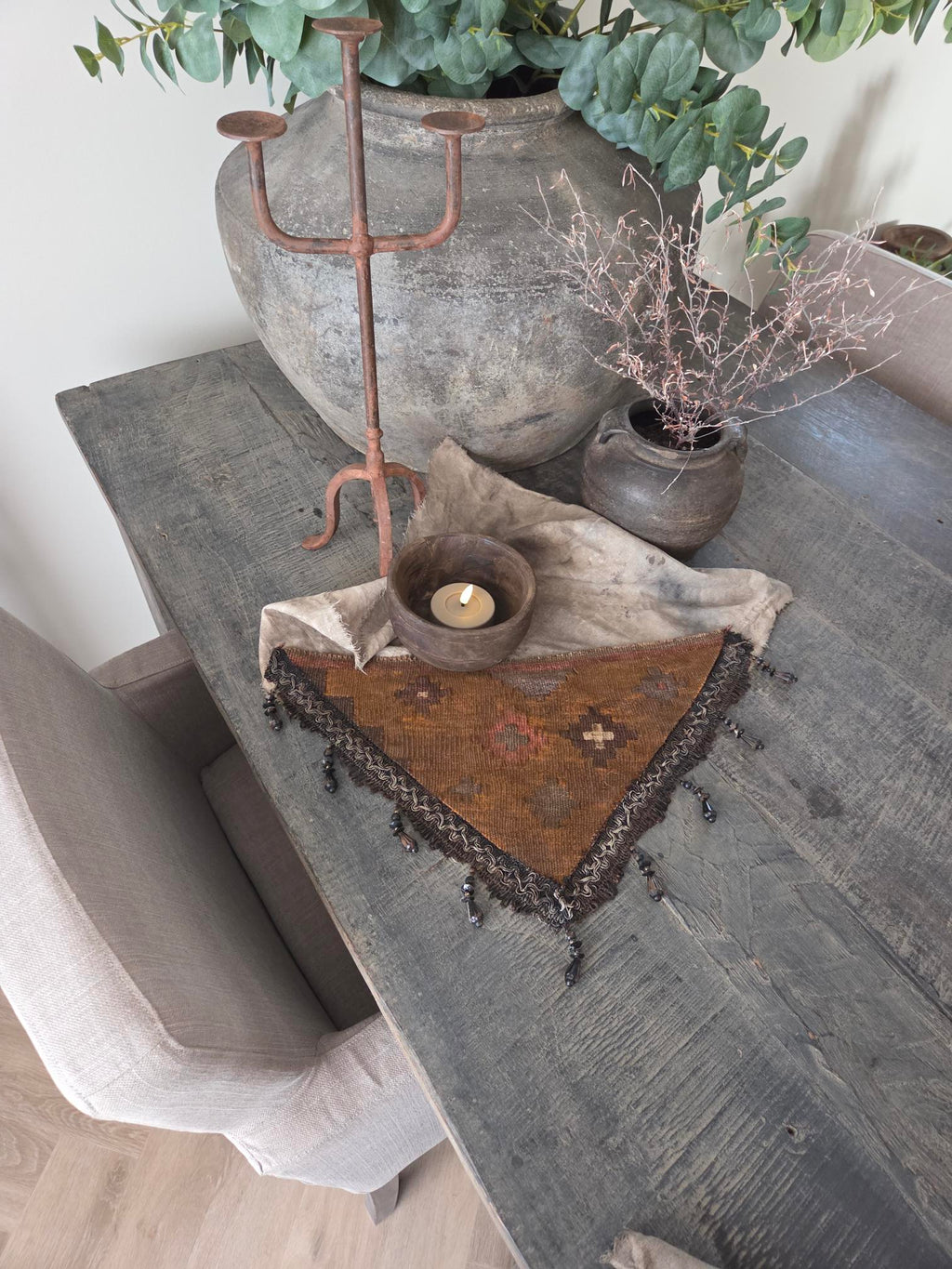 Shabby doekje kelim 06