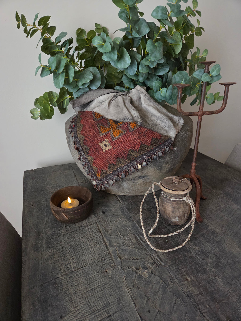 Shabby doekje kelim 07