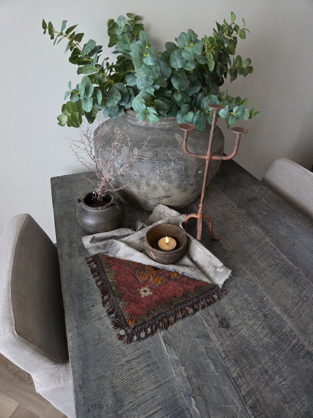 Shabby doekje kelim 07