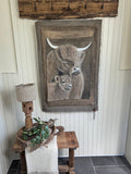 Wanddoek jute en hooglanders 08
